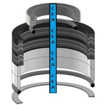 AR105403 Backhoe Loader Boom Cylinder Seal Kit Early Fits John Deere 310