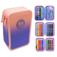 Coolpack 3-FACH MäPpchen Mit GefüLlt SchüLeretui Federtasche FedermäPpchen Berry