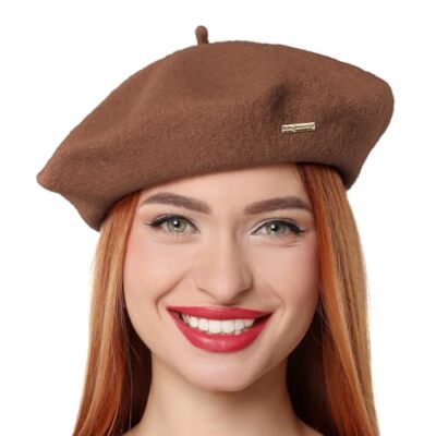 8511 12 Pieces Berets For Women, Wool French Beret Hats For Women Costumes Wool French Beret Hat Solid Color Beret Cap for Women and  main image 4