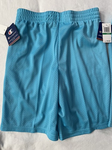 NEW Champion Shorts 2 Pair Champion Basketball Shorts BLUE WHITE Large 14/16 - Picture 6 of 7