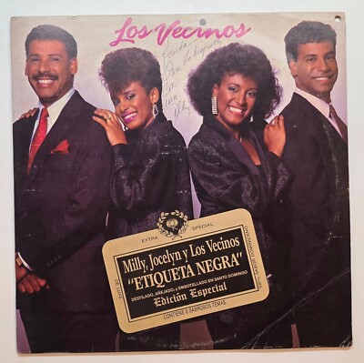 MILLY Y LOS VECINOS / ETIQUETA NEGRA / LP RECORD / SIGNED / MINT