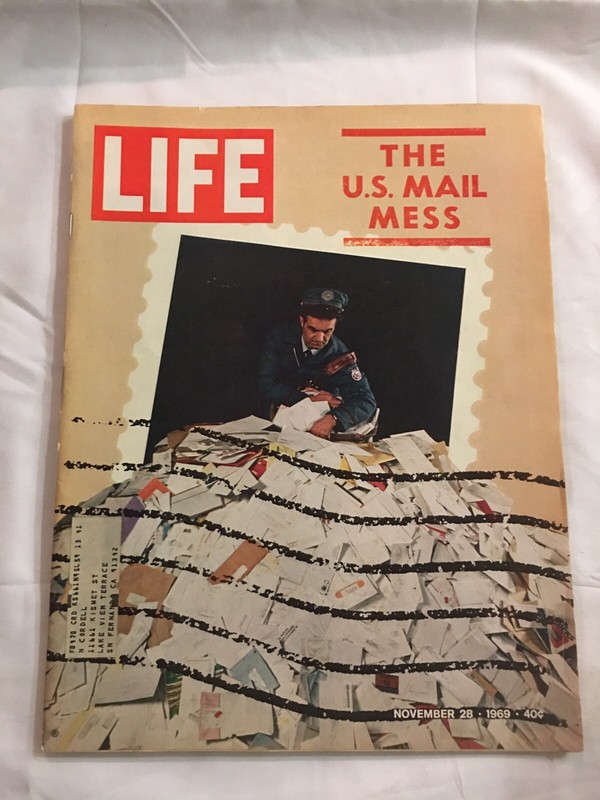 Life Magazine November 28 1969 The U.S. Mail Mess