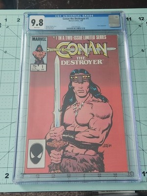 Conan the Destroyer #1 CGC 9.8 1985 Arnold Schwarzanegger New Movie Coming   