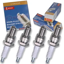 4 pc Denso Standard U-Groove Spark Plug for Kawasaki KZ750M CSR 1982 Tune Up ek