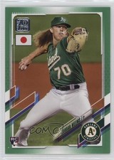 2021 Topps Japan Edition Jade Green 34/75 Jordan Weems #65 10pz