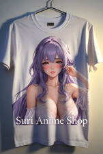 Anime Waifu Girl Graphic T-Shirt Soft Aesthetic Cute Style Unisex Tee