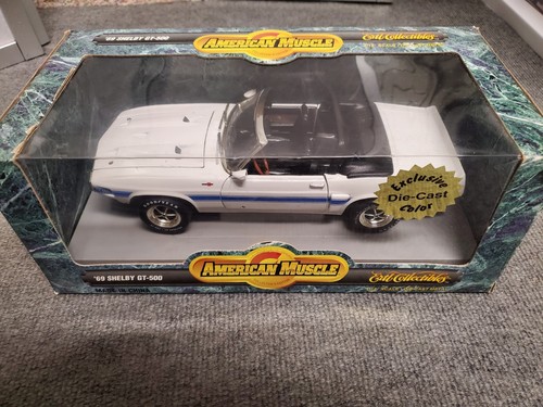Autoworld 1/18 - 1969 Shelby GT-500 - Rouge Bordeaux - Miniature Diecast - Occasion