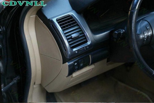For Honda Accord 7th 03-2007 Carbon Fiber Central Console Dashboard Panel Strip - Picture 2 of 10