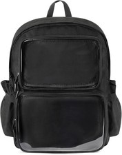 STEAMEDBUN Ita Bag Backpack with insert Pin Display for School Black