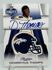 2010 Panini Prestige Pro Helmets Auto Demaryius Thomas Rookie NFL-DT