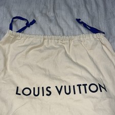 Auth LOUIS VUITTON Cotton Drawstring Dust Bag XXL          19  L X 23  W