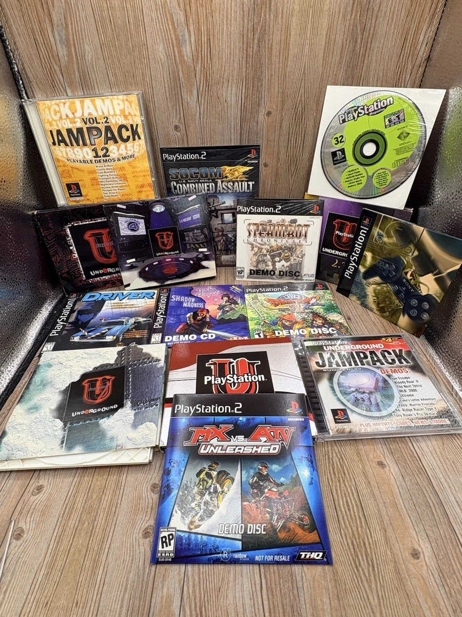Lot De 5 CD Démo PlayStation 1 – PS1 – Sony – Vintage – Bon état