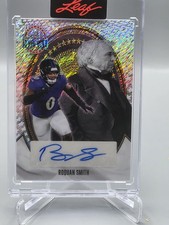 2026 Leaf Metal Presidents Day Roquan Smith AUTO 1/1 James Buchanan Silver HOF 
