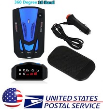 360 Degree Car 16 Band V7 GPS Speed Safety Radar Detector Voice Alert Laser LED