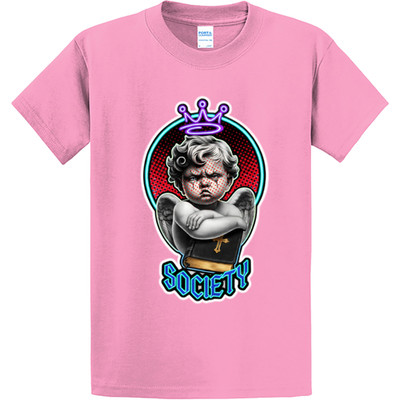 Neu Art Society X Artbag Tinte Graffiti Engelsblau Pink T-Shirt S-4XLARGE Im USA