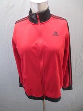 Kids Size L 14/16 Kids Red Pockets Long Sleeve Activewear Athletic Jacket 060