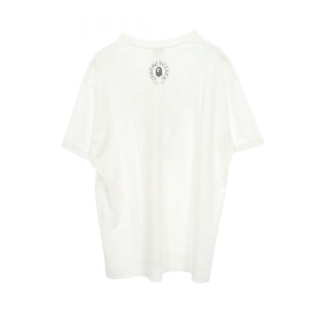 Chrome Hearts A BATHING APE Short Sleeve T Shirt Clothing Tops Cotton Men's Whit image 2