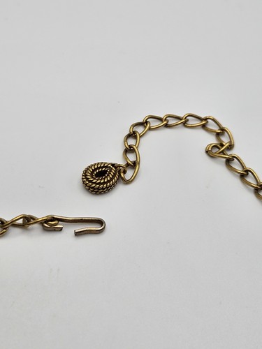 Vintage Goldette Purple Crystal Flower Gold Tone Filigree Choker Necklace - Picture 7 of 14