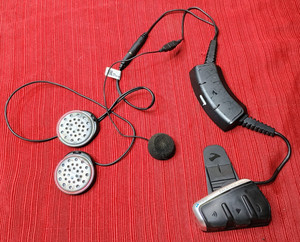 Cardo Packtalk Slim Single Bluetooth Communication System - TESTED WORKS