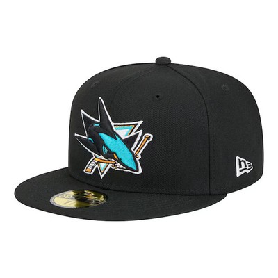 New Era San Jose Sharks Core NHL Hat Black Men's Licensed