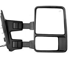 Pass Side Tow Mirror Manual Black Housing Turn Signal F250 F350 F450 F550 08-16