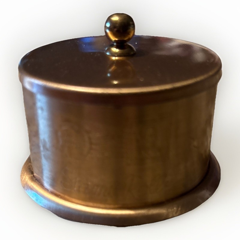 Vintage Brass Postage Stamp Roll Holder Stamp Dispenser