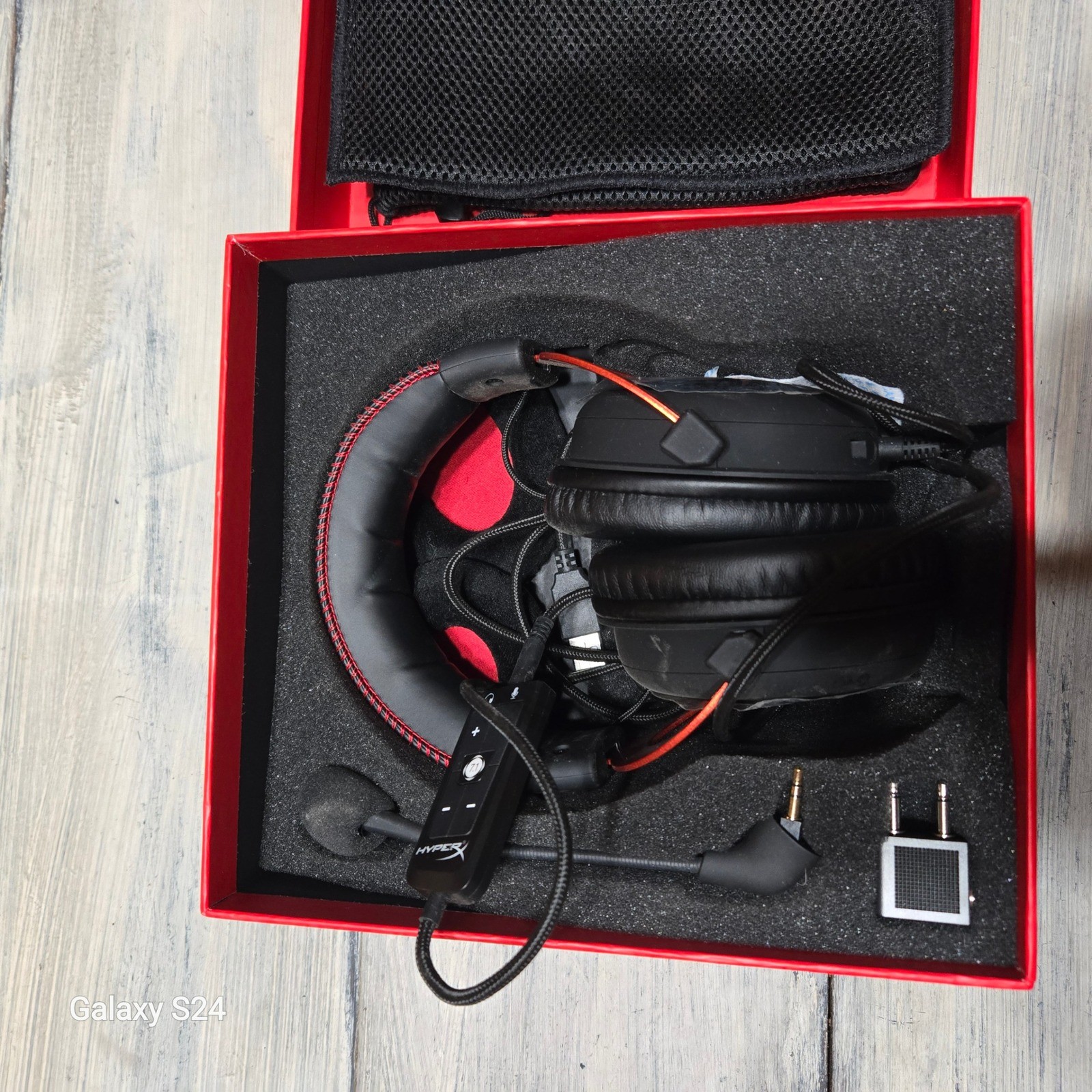 HyperX Cloud Alpha S Gaming Headset Black Red PC PS4 Xbox