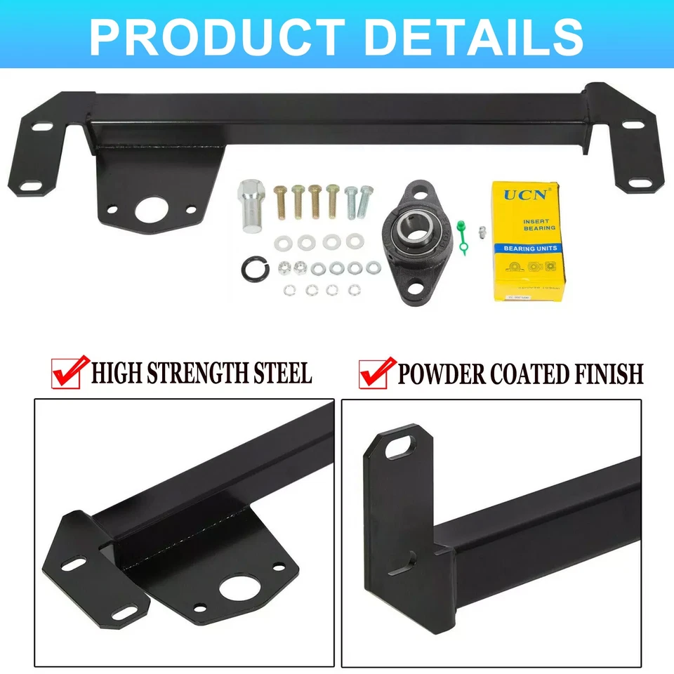 For 94-02 Dodge Ram 1500 2500 3500 4WD Steering Gear Box Stabilizer Brace Bar Foto 3 de 4