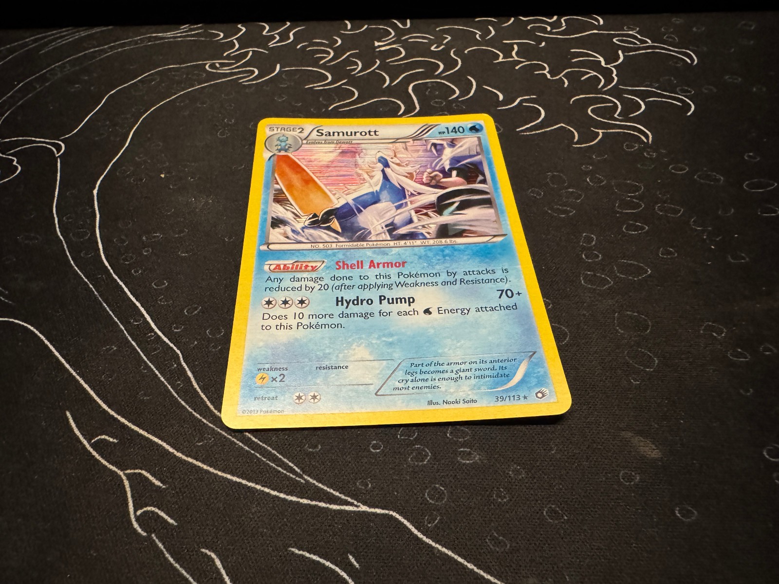 Pokemon TCG Samurott Legendary Treasures 39/113