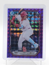 DENIEL ORTIZ 2026 BOWMAN CHROME 1ST PURPLE GEOMETRIC REFRACTOR /250 Q0282