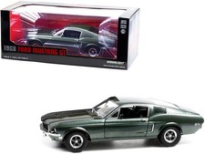 1968 Ford Mustang GT Fastback Highland Green Metallic 1/18 by Greenlight