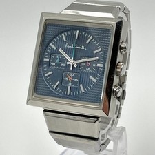 Paul Smith Chronograph Square 461877 Quartz Blue Dial 37 mm Timepiece