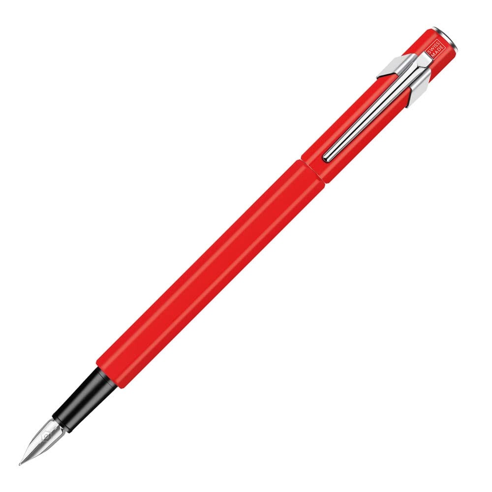 Caran D`Ache 849 Fountain Pen: Red F NUOVO