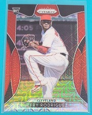 2019 Panini Prizm Red Mojo /299 RC #229 Jefry Rodriguez BASEBALL Card I8