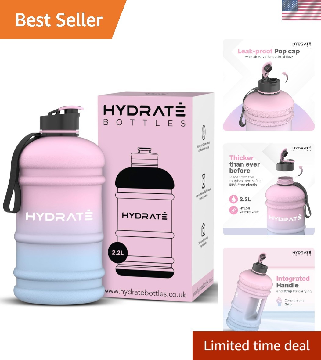 For Men - Half Gallon Water Jug, Perfect For Hydration - ...