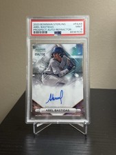 2023 Bowman Sterling Abel Bastidas Refractor Auto /150 Detroit Tigers PSA 9