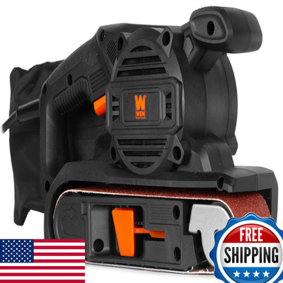 Wen 7.5-Amp 3-By-21-Inch Variable Speed Handheld Portable Belt Sander Hb321V