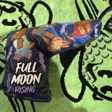 Scotty Cameron 2025 Halloween Full Moon Rising Scotty Dog Putter Headcover