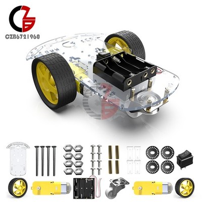 2WD Smart Robot Car Chassis Kit /Speed encoder Battery Box 1:48 for Arduino DIY