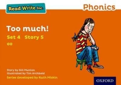 Gill Munton Read Write Inc. Phonics: Too Much! (Orange Set 4 Story (Taschenbuch)