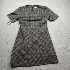 Calvin Klein Dress Womens 10 Black Short Sleeve