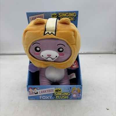 LankyBox Foxy 10'' Singing Plush New