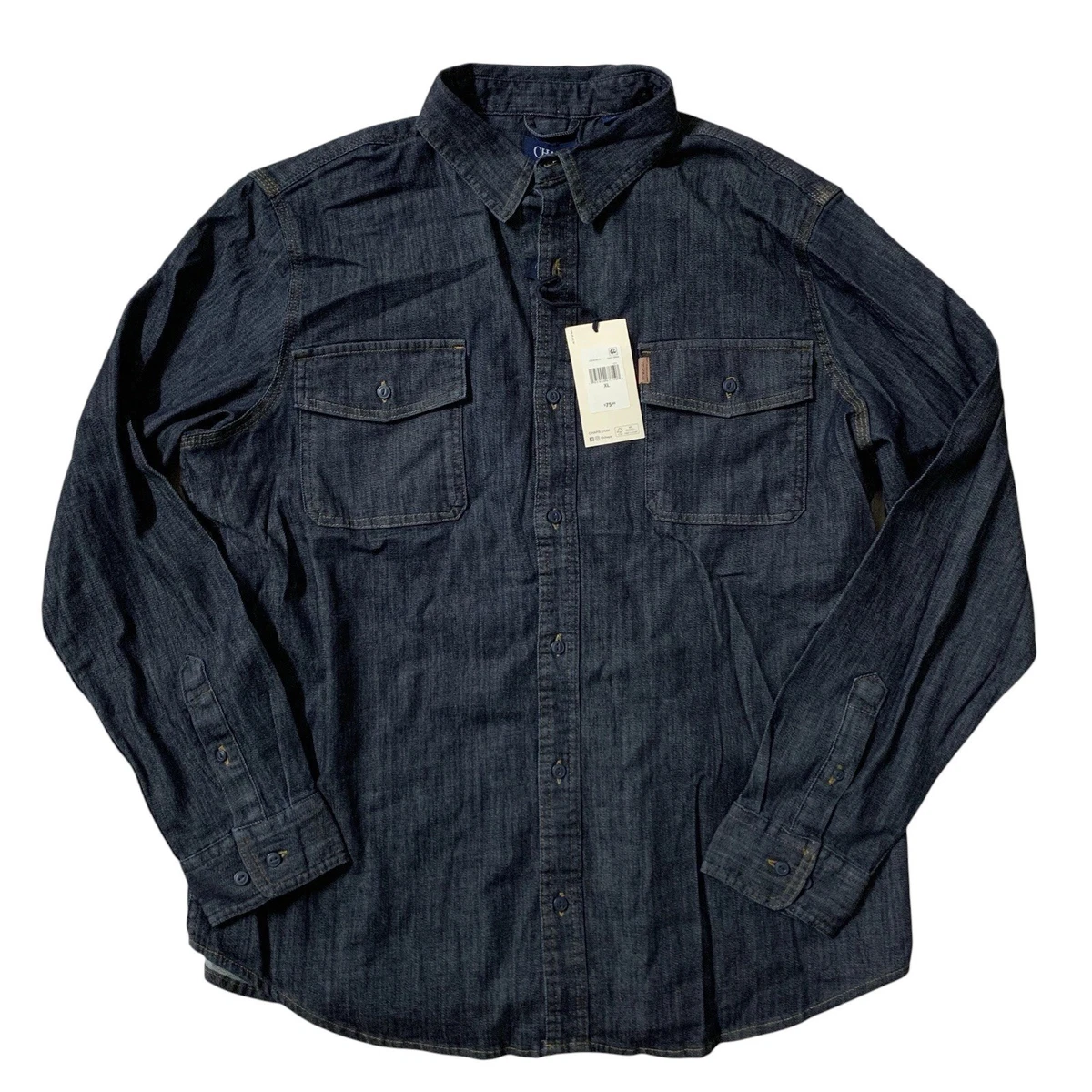 Las Mejores Ofertas En Tamaño Regular Sólido De Manga Larga 3XL Informal Con Botones Camisas Para Hombres | EBay