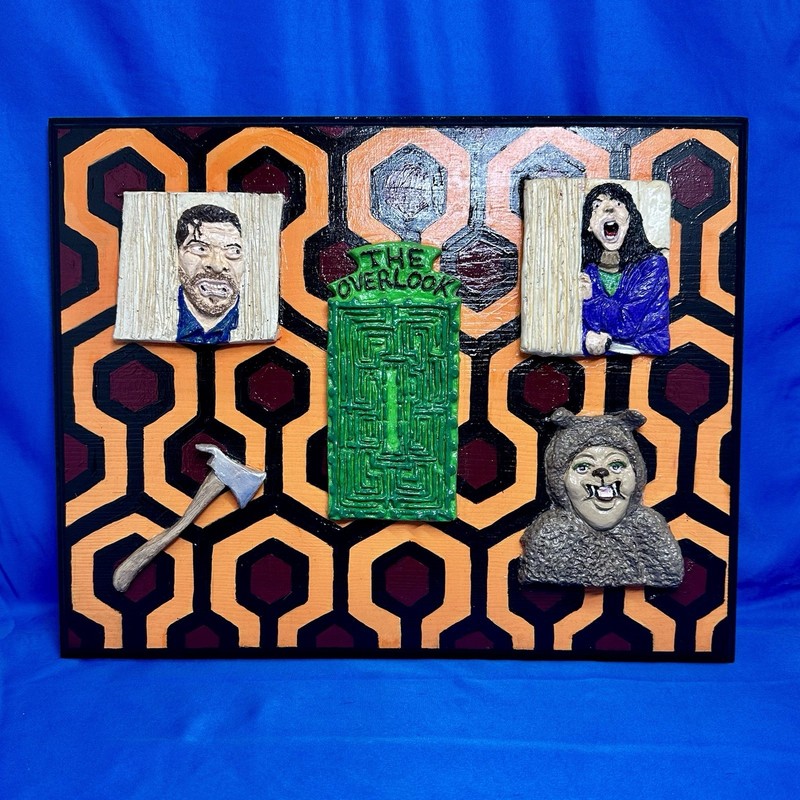 Resin On Wood The Shining Wall Plaque The Shining Fan Art 11” X 14”