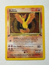 Moltres 1st Edition Holo Rare Pokemon Fossil #12/62 Very NICE!! on eBay