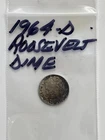 1964-D- Roosevelt Dime .10 - Good Circulated Condition / Silver