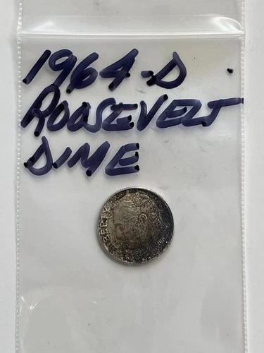 1964-D- Roosevelt Dime .10 - Good Circulated Condition / Silver