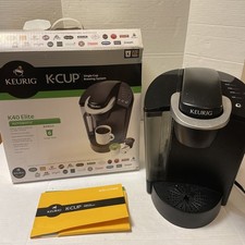 Keurig K40 Elite Classic Single Serve Coffee Maker Black