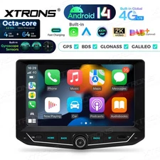 For Jeep Wrangler 4+64G 9" Car Radio Stereo Fit Carplay Android 14 Inclinometer