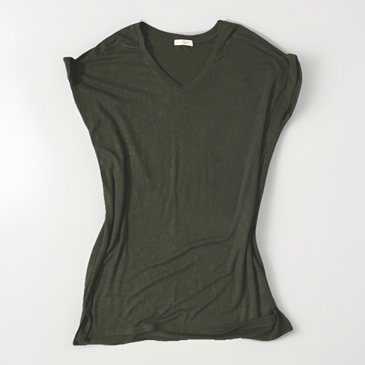 FILA All:Row Abito camicia oversize verde oliva Taglia Small